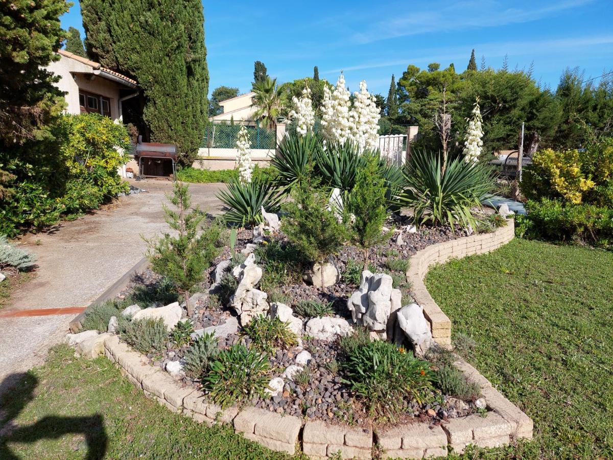 La Maison De Georges - Climatisee -Terrain Et Vue Etang Marseillan  Extérieur photo
