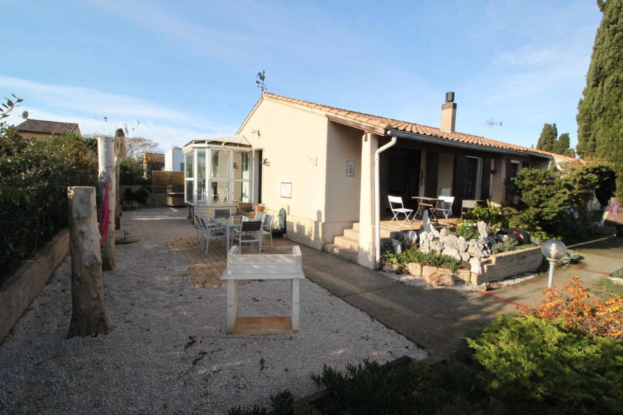 La Maison De Georges - Climatisee -Terrain Et Vue Etang Marseillan  Extérieur photo