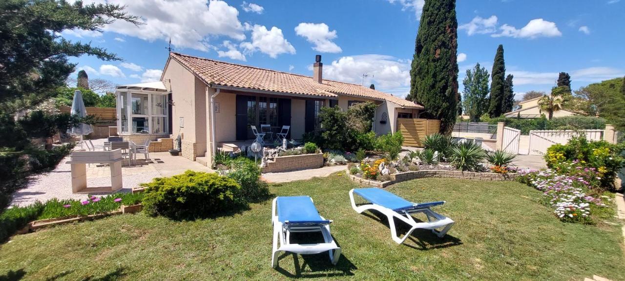 La Maison De Georges - Climatisee -Terrain Et Vue Etang Marseillan  Extérieur photo